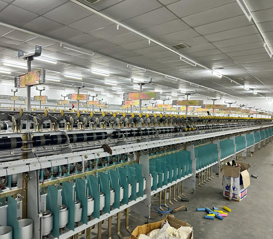 Air cooling solution for textile industry