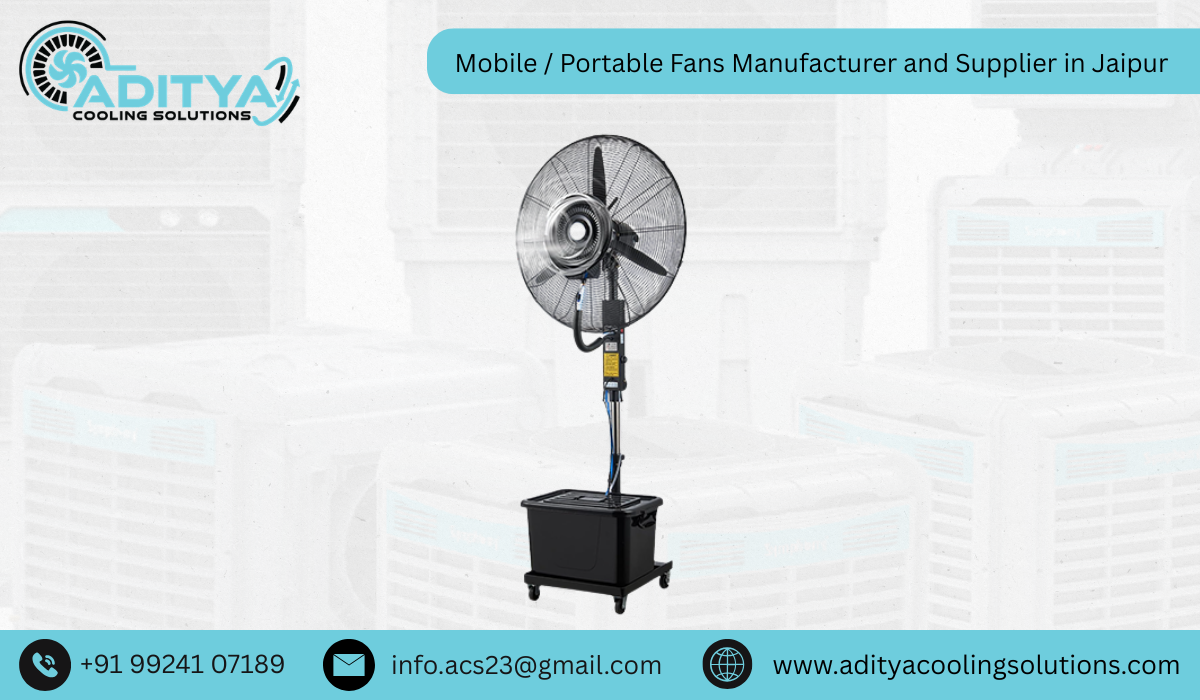 Mobile / Portable Fans Manufacturer and Supplier in Jaipur
